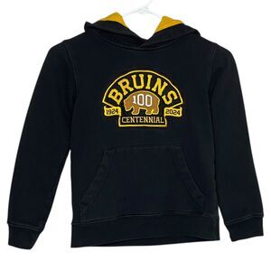 Boston Bruins Youth Small 8 Sweatshirt Hoodie NHL Hockey 100th Anniversary Gear